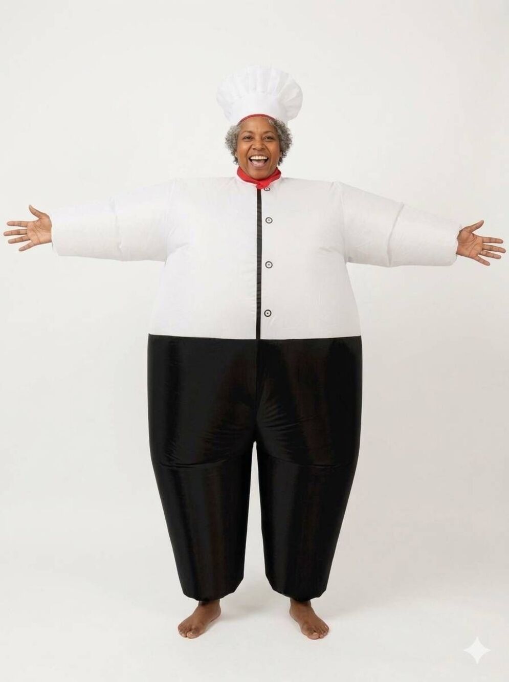 🩵NIB Iron Chef Inflatable Costume Unisex Adult Large